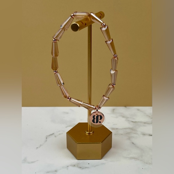 Bomb Party “The Journey Is Worth It” Stretch Bracelet – Rose Gold - Picture 3 of 3